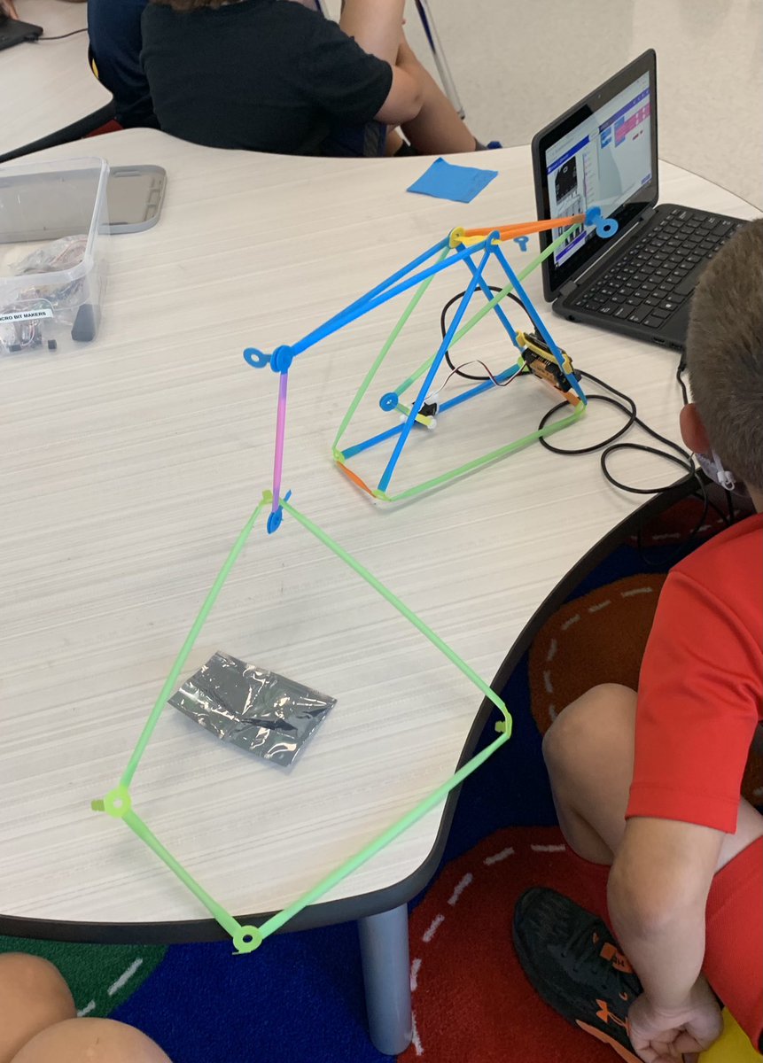 My 4th and 5th grade students have demonstrated such perseverance and grit thanks to <a href="/strawbees/">Strawbees</a> <a href="/microbit_edu/">Micro:bit Educational Foundation</a> <a href="/starkeyranch_k8/">Starkey Ranch K-8</a> Best part of being a CS teacher is when they see their code come to life!