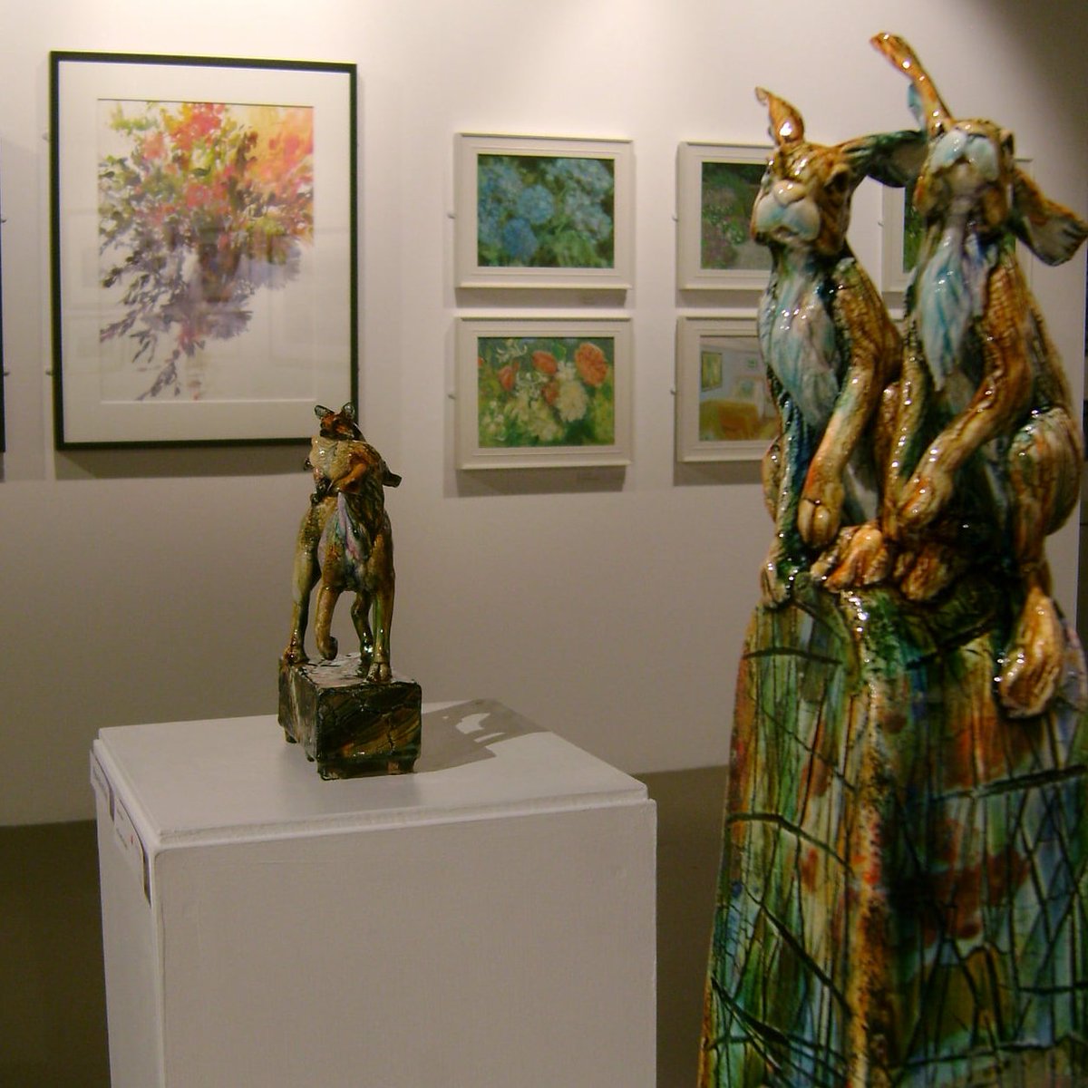 Paintings by Janette Phillips &amp; Rebecca Payn
&amp; ceramics by Annie Peaker