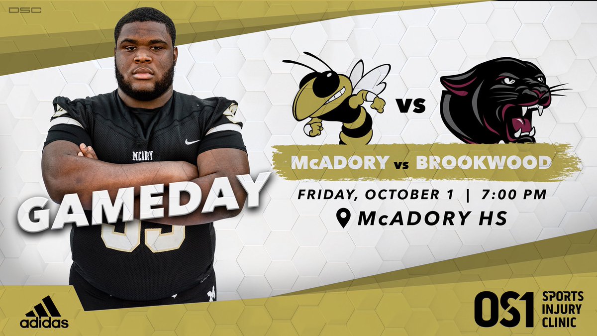 BIG TIME GAME tomorrow vs Brookwood .Come out to support your 🐝 tomorrow at 7PM.
#StingEm
#RevengeTour