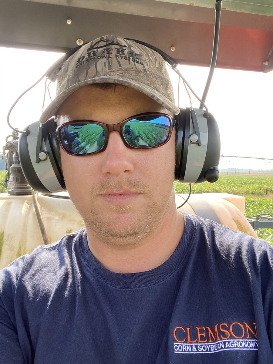 MPlumblee's tweet photo. Taking out a few stink bugs in a @SCSoybeans trial that @bugdocisin and I have this year. Looking forward to the results. #IPM #ClemsonExtension #Soybean #rainfast https://t.co/XVrNvpAvxS