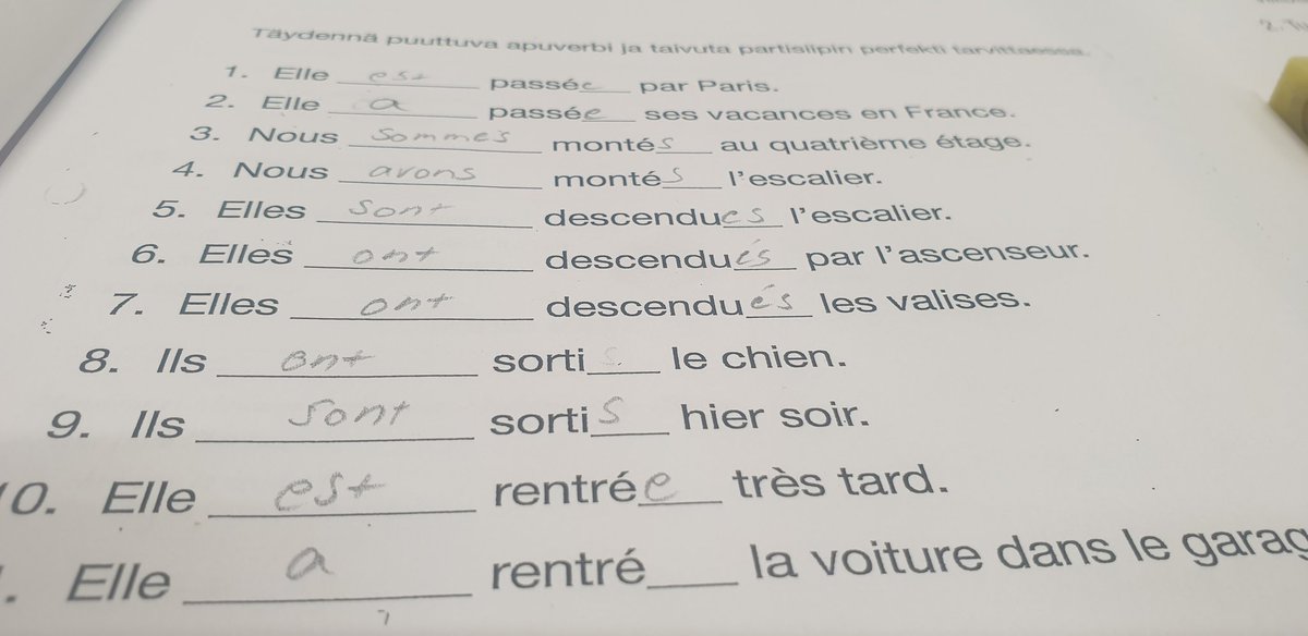 Sari_Myllykoski's tweet image. Ei herramunjee! 🤦‍♀️
#passécomposé #ranskanläksyt #koulupainajainen #eimitäänlogiikkaa #hermo