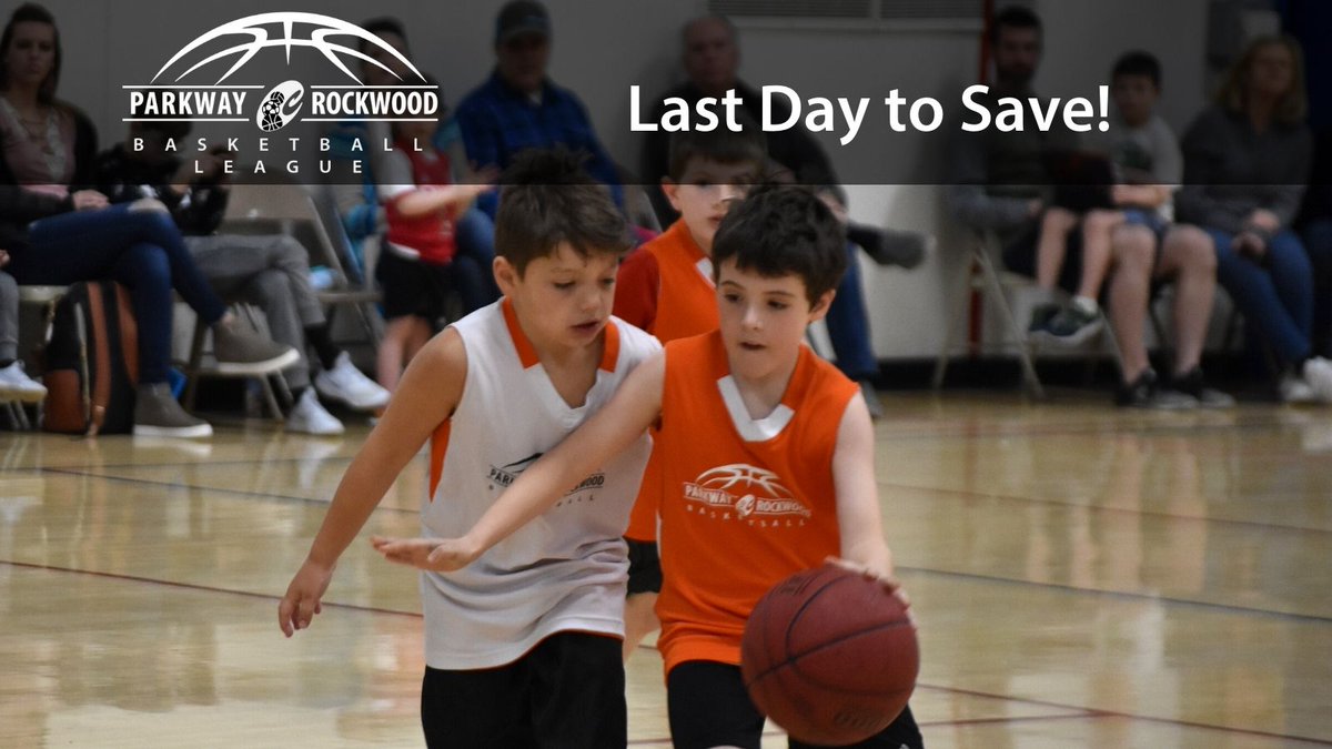 🚨LAST DAY to save on basketball league!
🏀Boys &amp; Girls divisions in grades 2-8
🏀Rec &amp; RecPlus levels of play
🏀Practices &amp; 10-game schedule
Price increases $20 tomorrow, so sign up today: bit.ly/2WJs8im
