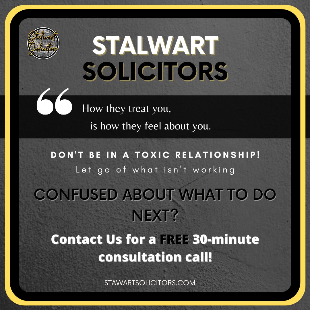 Please contact Crystal Stewart for more information-

➡Tel : 0345 222 0452
➡Email : info@stalwartsolicitors.com
➡stalwartsolicitors.com

Follow ➡@stalwartsolicitors for more information.

🎗Contact Us for a FREE consultation call.

#stalwartsolicitors #familylawsolicitor