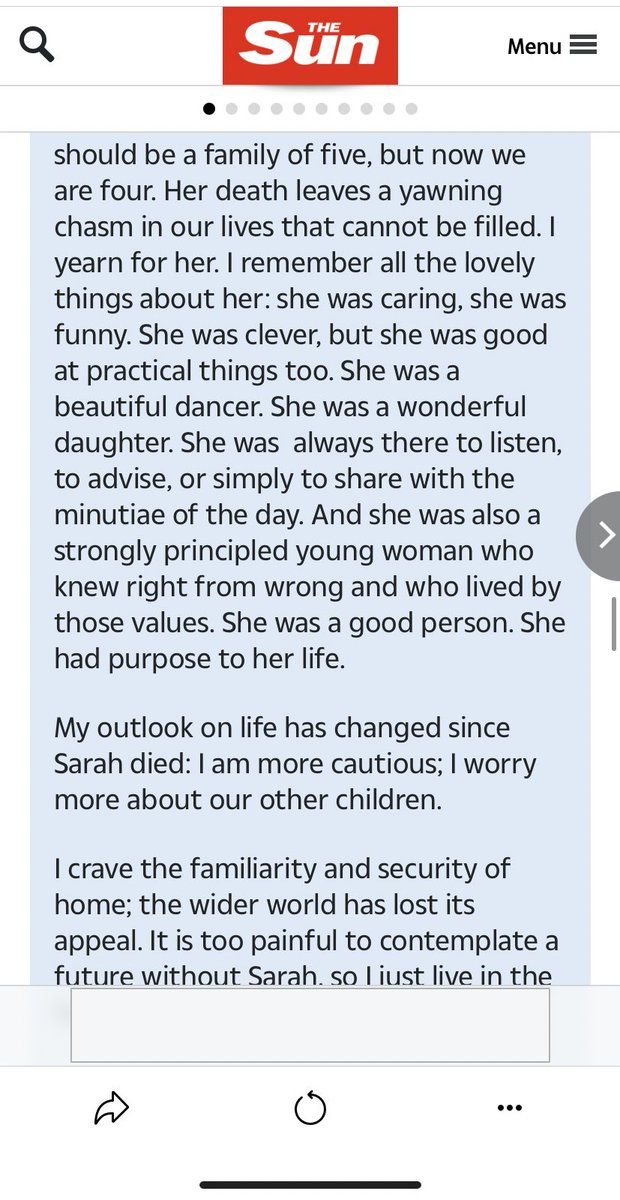#SheWasJustWalkingHome what Sarah was like from her mother ✨❤️ that she be highlighted not that monsters evil face! 🕊💔 #SarahEverad ✨