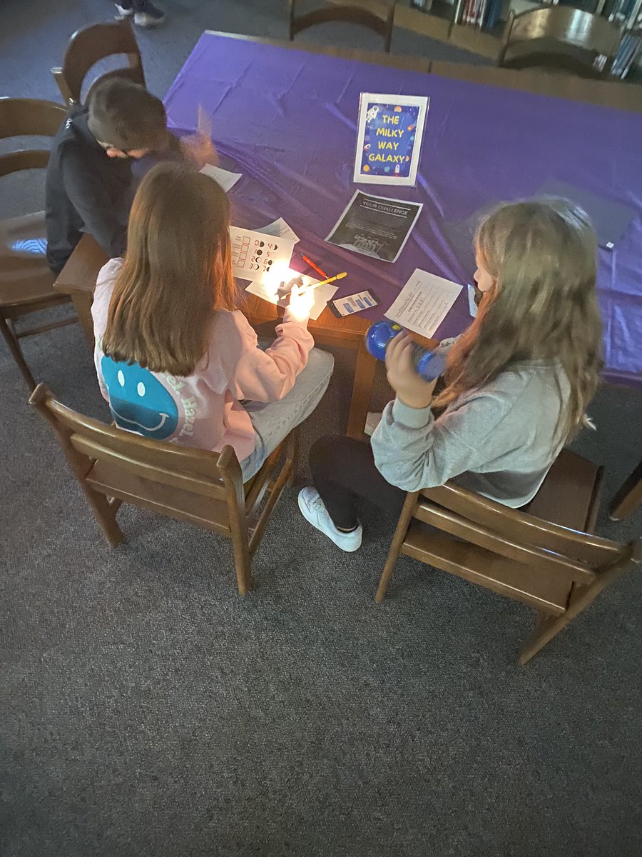 FieldstoneIMC's tweet photo. 6th Grade Lunar Cycle Escape Room! #escaperoom #problemsolving https://t.co/LNZLC2VWRk