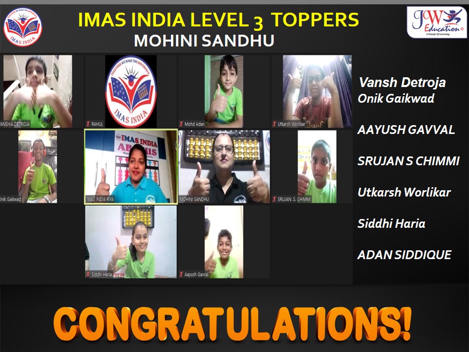 IMAS INDIA LEVEL 3 MOHINI SANDHU