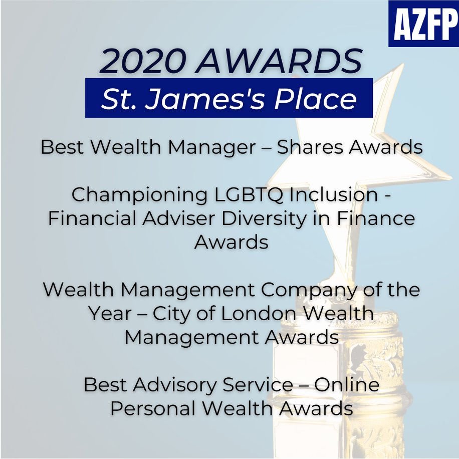 St. James’s Place are proud of the awards that were won in 2020 and are looking forward to achieving more awards in the future! 🏆

 W: alexziff.com 
 T: 07973616959

 #award #team #awards #thankyou #finance #money #financialplanning #wealth #wealthmanagement