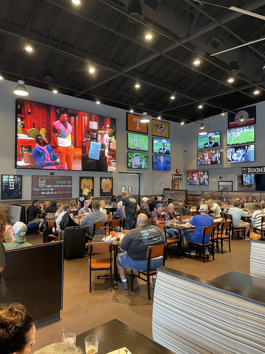 We have NFL ticket! Come cheer on your favorite team with our 220” television along with over 40 additional TVs around the location!