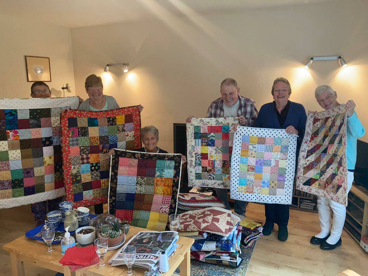 It was so wonderful to meet the Helping Hands team today who have made these gorgeous quilts for us to give to young people in care. Details of how to apply for one coming soon!