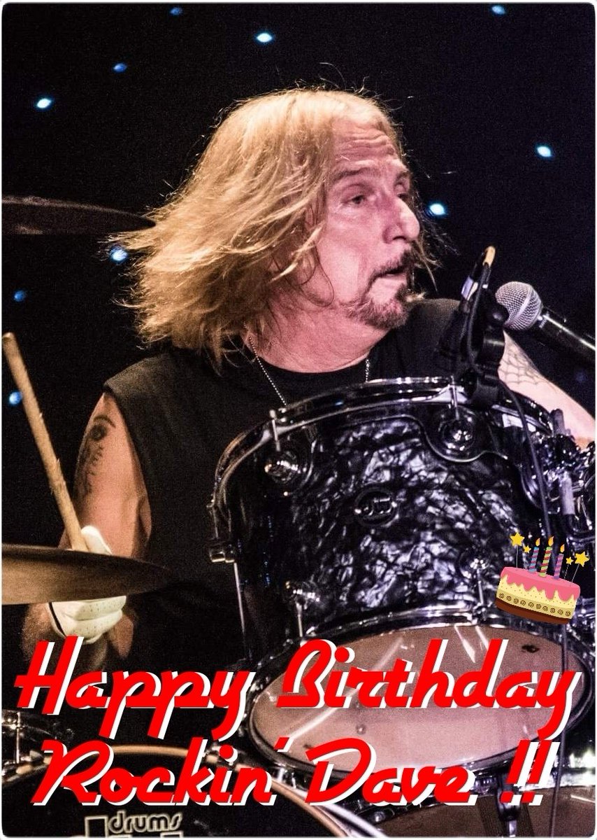 Happy birthday to our Rockin'drummer/brother <a href="/DaveAlfordLA/">Dave Alford</a> 
🥁🎉🎂🤘