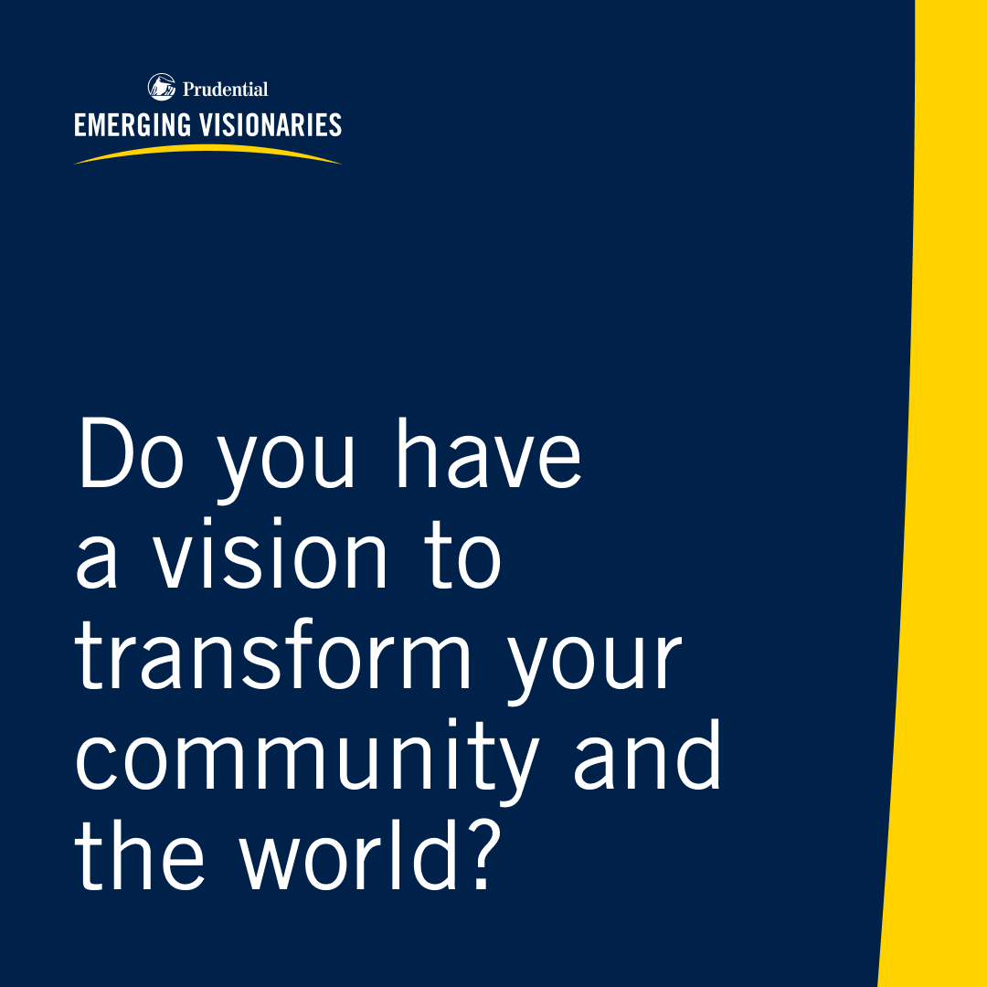 Today is the last day to apply early entry for Prudential Emerging Visionaries! Learn more and apply here. #PruEmergingVisionaries

Anyone can text Pru2021 to 474747 to enroll in text updates and reminders about this opportunity.

challenges.changemakers.com/challenge/emer…