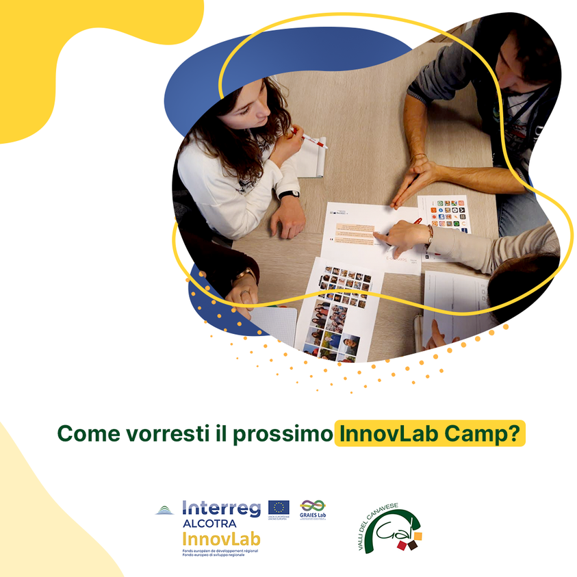 GRAIESLab's tweet photo. Come sarà il prossimo #InnovLabCamp? percorso formativo di #InnovLab nel #pianointegratoterritoriale #GraiesLab @InterregALCOTRA Online questionario sulla progettazione entro #8ottobre https://t.co/dNKUGyMfvO
@galcanavese @Coeurdesavoie @CamComTorino @ColdirettiTo @CittaMetroTO https://t.co/e8ovCzbXZt