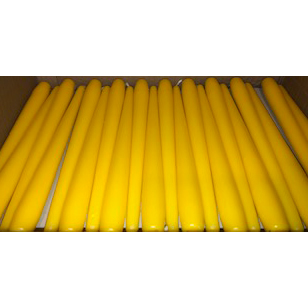 Yellow Tapered Dinner Candles for £28.35 for 100! Nice bright and good quality candle! coventgardencandles.co.uk/collections/ta… #tapered #Candles #yellow