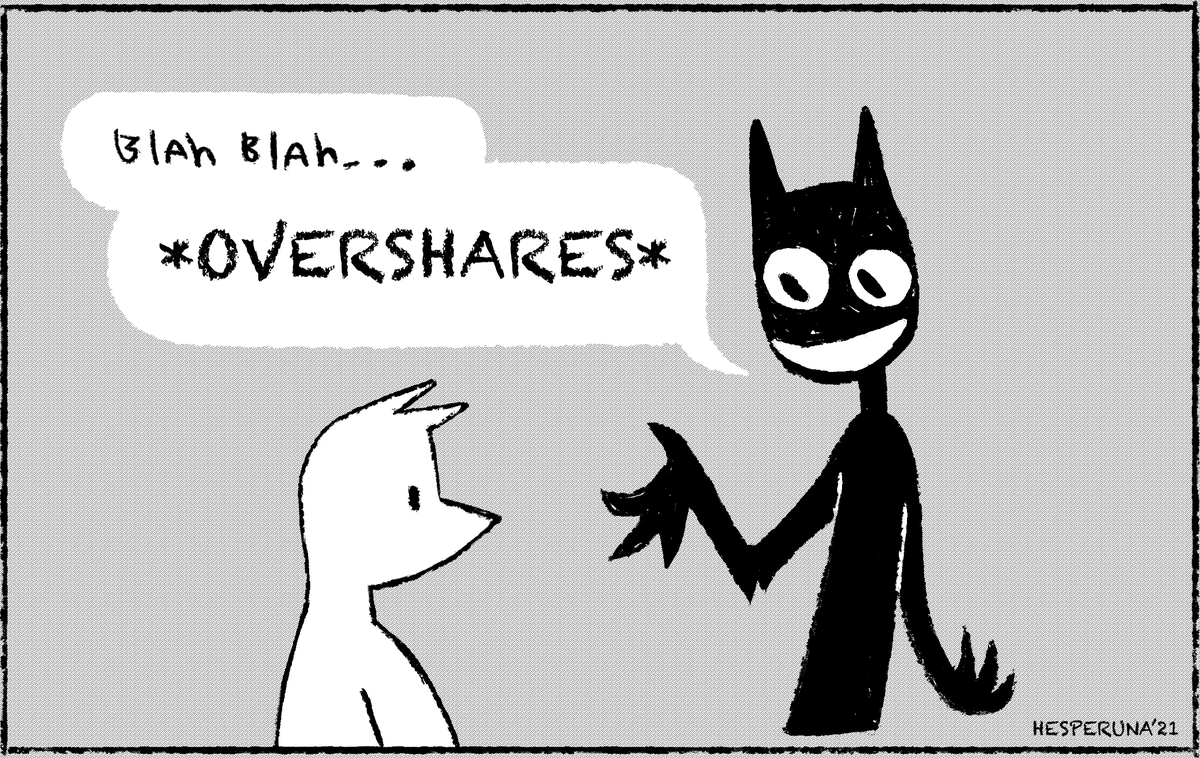 can't stop oversharing 

#comic #artistsontwitter 