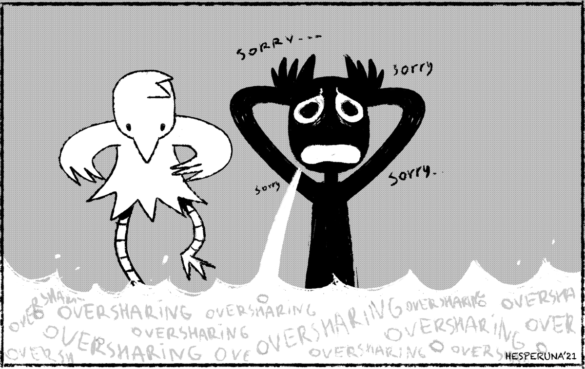 can't stop oversharing 

#comic #artistsontwitter 