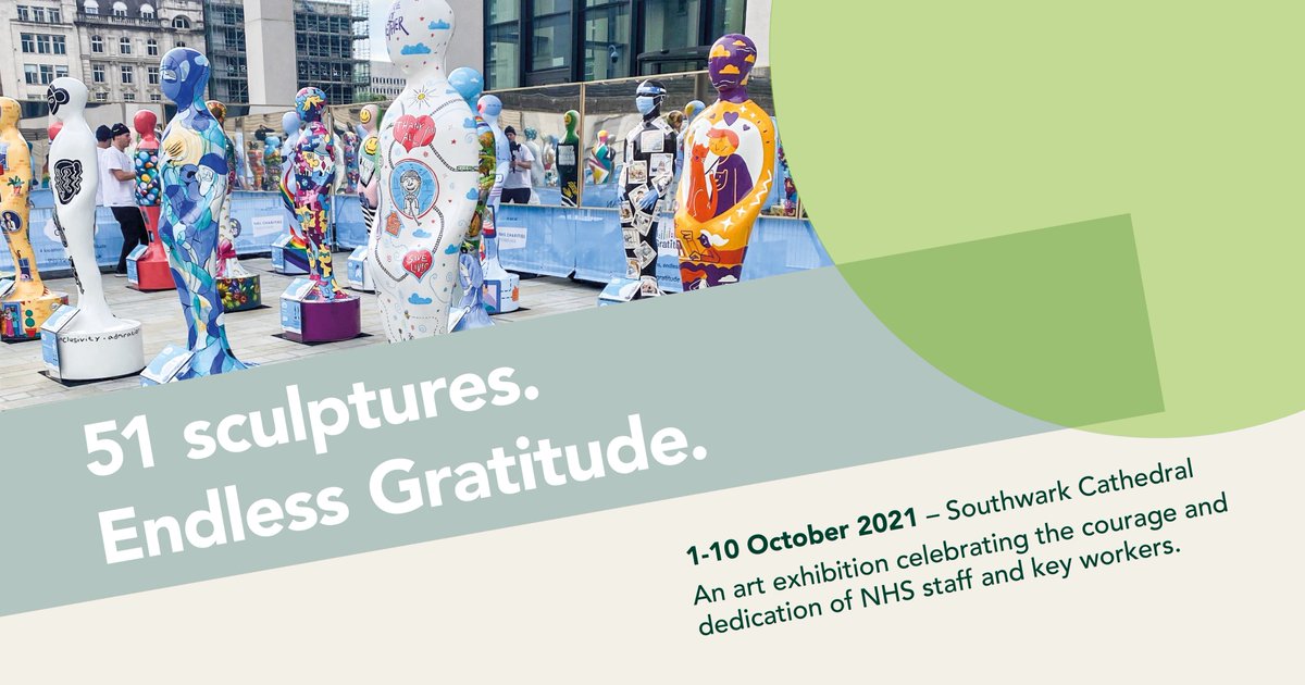SouthernRailUK's tweet photo. #Gratitude finally comes to London!

The art installation thanking key workers will be at Southwark Cathedral from 1 to 10 October.

We’ve sponsored a sculpture &amp; our own key workers Charles &amp; Tom had their stories recorded by famous actors.

👉https://t.co/v8zFcJTPfA https://t.co/9XxDAYY13h
