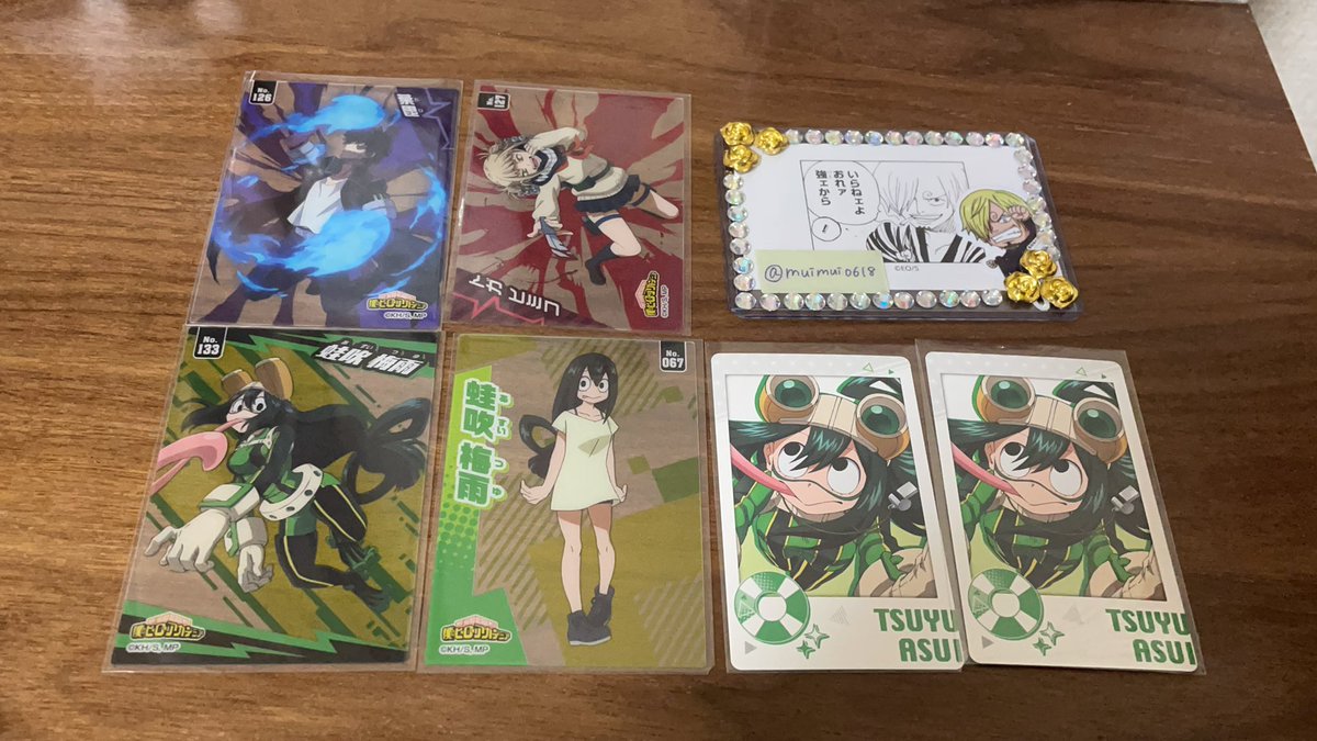muimui0618's tweet photo. ヒロアカ 僕のヒーローアカデミア クリアカード 買取

譲 荼毘 トガ 蛙水 麗日

求 定価+送料

含めての方優先いたします🙇‍♀️ https://t.co/i1RegwaYGy