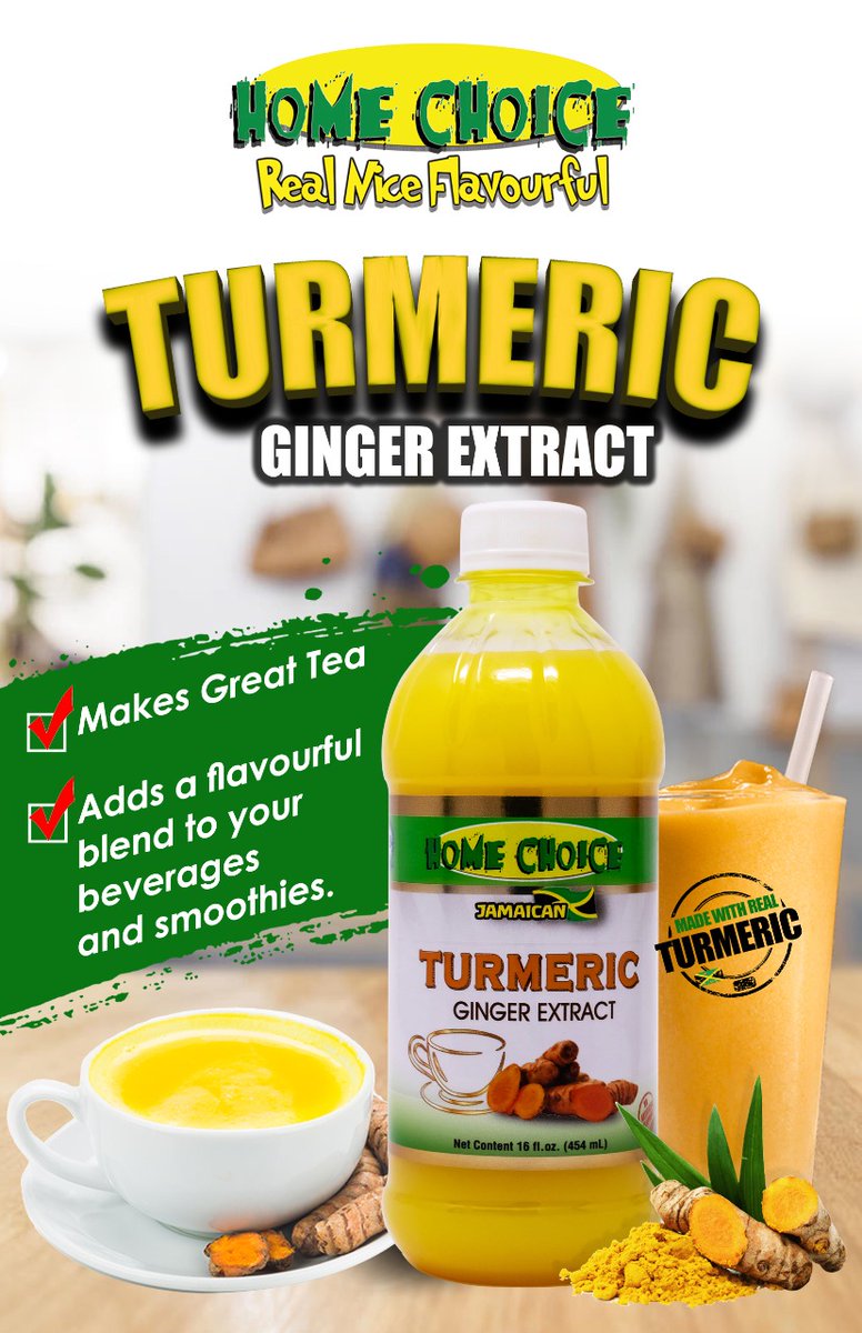 homechoicejm's tweet image. Mixed to perfection with freshly harvested Turmeric. Home Choice Turmeric Ginger Extract is the latest addition to our flavourful line of products....

#Turmericginger #Turmericextract #Jamaica #Gingerturmeric