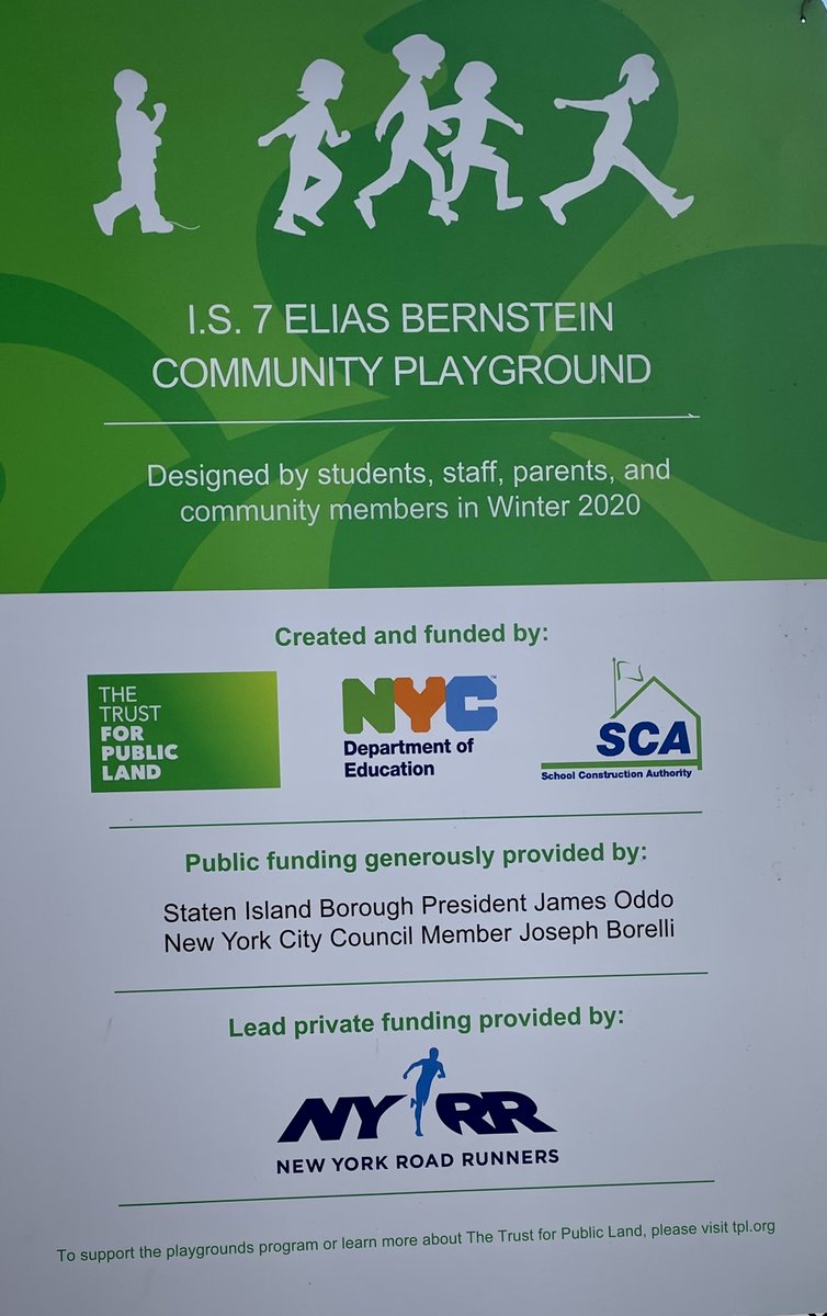 Mike Schnall (@mikeschnall) on Twitter photo Thanks <a href="/tpl_org/">Trust for Public Land</a> for inviting me back to celebrate #NYCPlaygroundsProgram at #IS7 in #StatenIsland. While I’m no longer w/<a href="/nyrr/">New York Road Runners</a> #TeamNYRR this partnership ranks as 1 of my proudest professional accomplishments. Thx to <a href="/HeyNowJO/">Jimmy Oddo</a> & <a href="/JoeBorelliNYC/">Joe Borelli</a> for investing in getting kids active Thanks <a href="/tpl_org/">Trust for Public Land</a> for inviting me back to celebrate #NYCPlaygroundsProgram at #IS7 in #StatenIsland. While I’m no longer w/<a href="/nyrr/">New York Road Runners</a> #TeamNYRR this partnership ranks as 1 of my proudest professional accomplishments. Thx to <a href="/HeyNowJO/">Jimmy Oddo</a> & <a href="/JoeBorelliNYC/">Joe Borelli</a> for investing in getting kids active