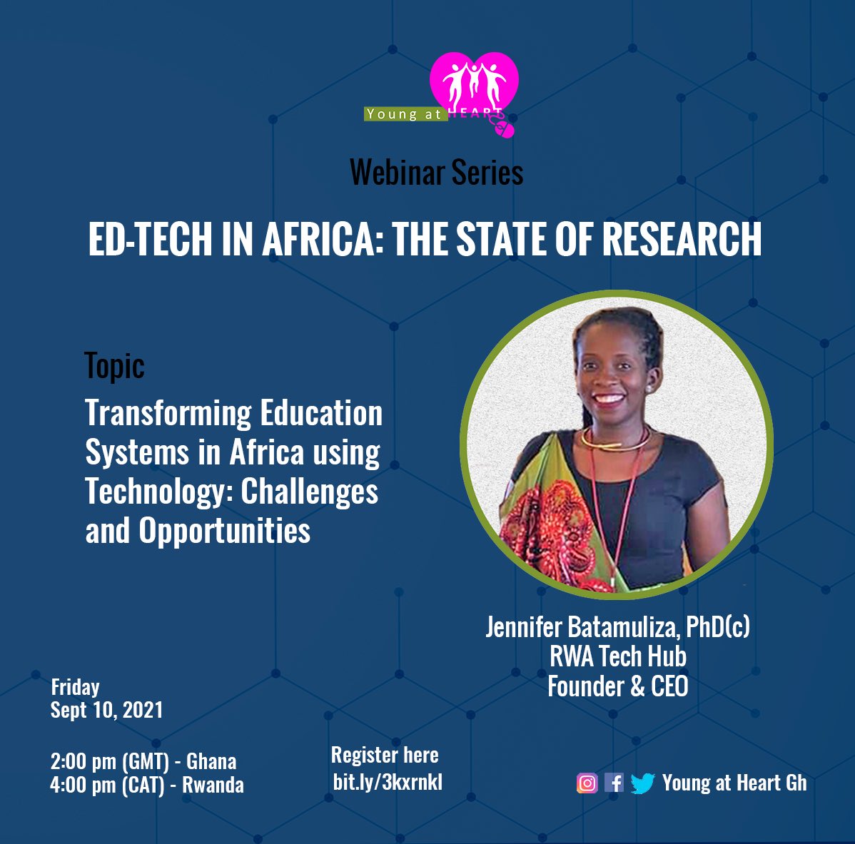 youngatheartgh's tweet photo. 1/5 Safe to say we had a
#ScintillatingSeptember !
This month saw us kickstarting our 4-part webinar series, with some of the brightest minds doing Ed-Tech research, focused on Low-&-Middle income contexts. In this tread we highlight key insights shared by our research panel ! https://t.co/tzSQB60AHX