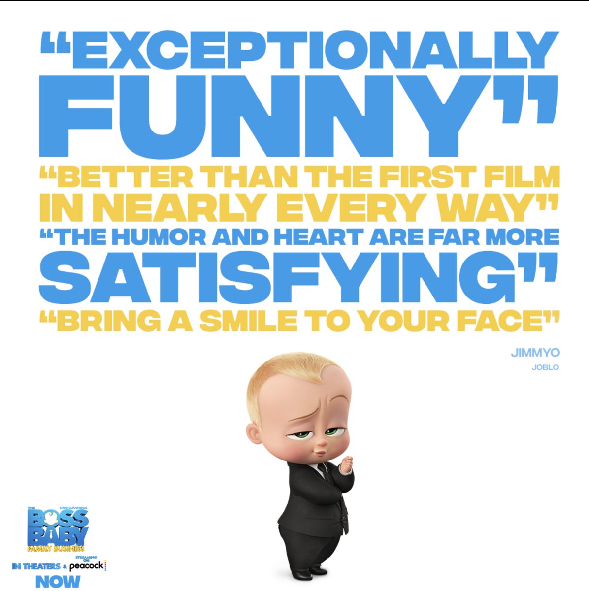 MelbaTheater's tweet photo. The best investment to bring a smile to your face. The #BossBaby: Family Business will play • 2NITE at 6:30 p.m.•  on the Melba big screen. #moviesatthemelba 

Coming this weekend: #JungleCruise https://t.co/xViNZNbBeT