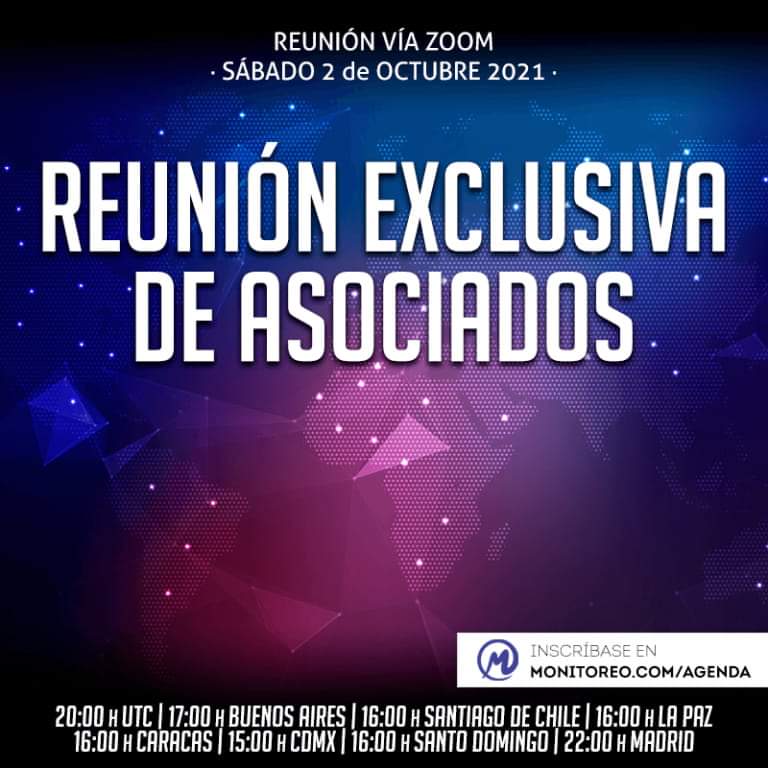 monitoreocom's tweet photo. 💻Los socios de la RED https://t.co/USaV5NuZsZ tendremos la reunión exclusiva de los sábados.
🗓Inscripciones en: https://t.co/rlZ8rxLYnu
¿Aun no se asocio?

#monitoreo #seguridad #sábado #exclusiva #reunión #socios #MiAlarma #rse #inseguridad #Mis Abonados #charla #temáticalibre https://t.co/vShGa5vI1a