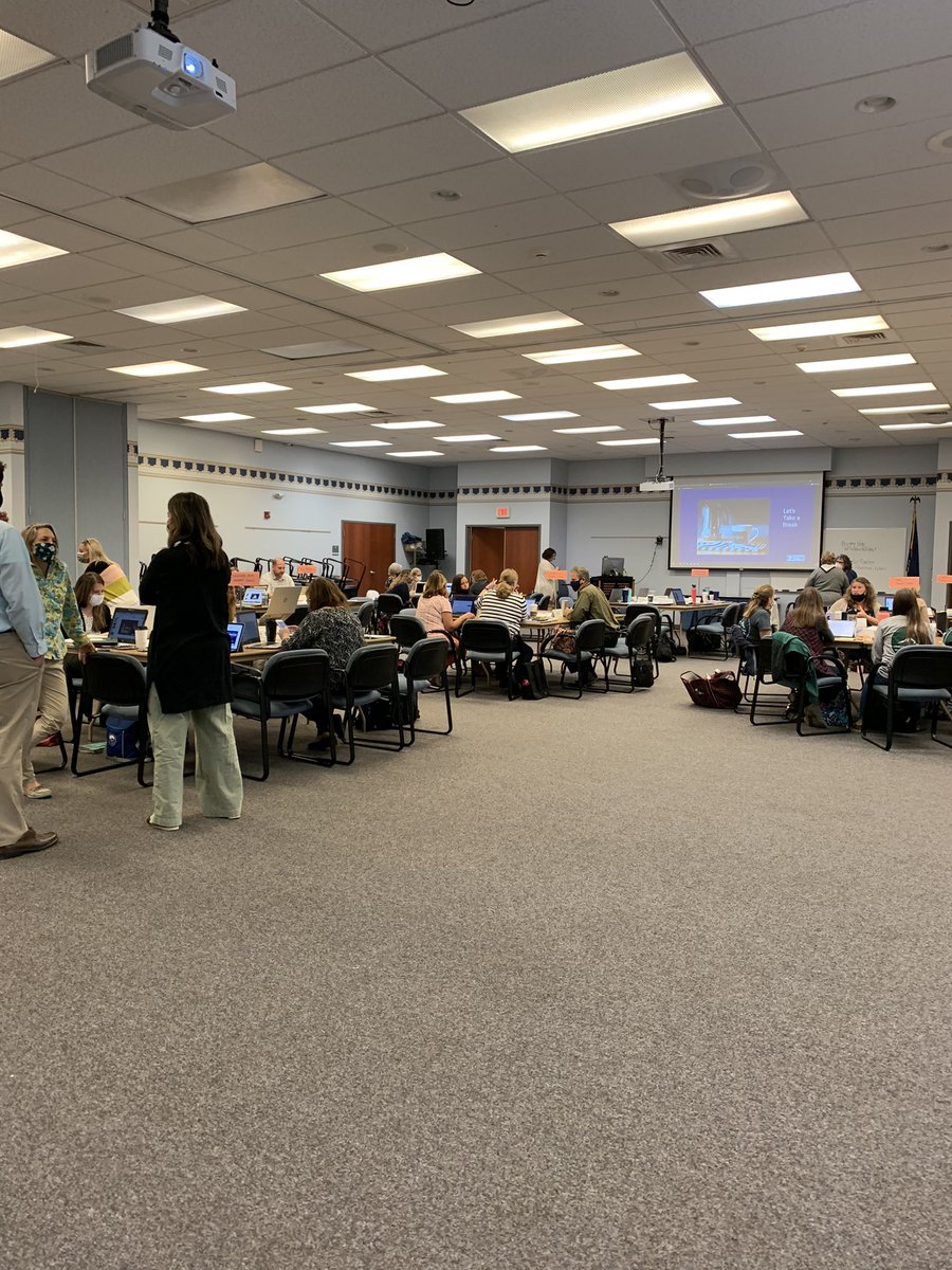 ZatkosC's tweet photo. @CMcLaughlinIU12 and @LIU12Phyllis are dropping PBIS knowledge to 8 teams within our footprint. I’m loving life today as I partake in the knowledge of all of the people in this room #liupbis #firecrackerthat @LIU12_TaC https://t.co/5qAS3HLc1a