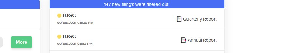 DenisIgal's tweet image. $IDGC Quarterly Report