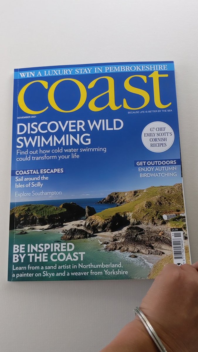 Delighted to have my work featured in Coast magazine!