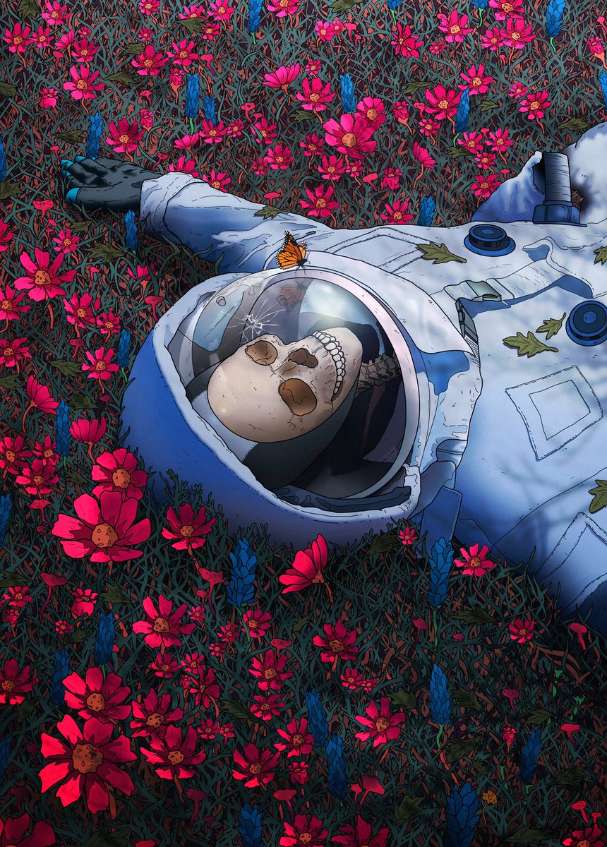 AnarkyDesigns's tweet image. “Life after Death” personal work 2021.

#illustration #digitalart #nft #NFTCommunity #art