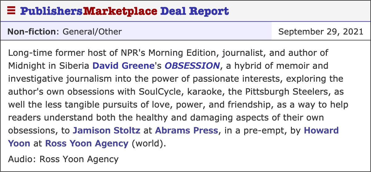 Good morning and congratulations to @nprgreene 🎉🎉 !!!!