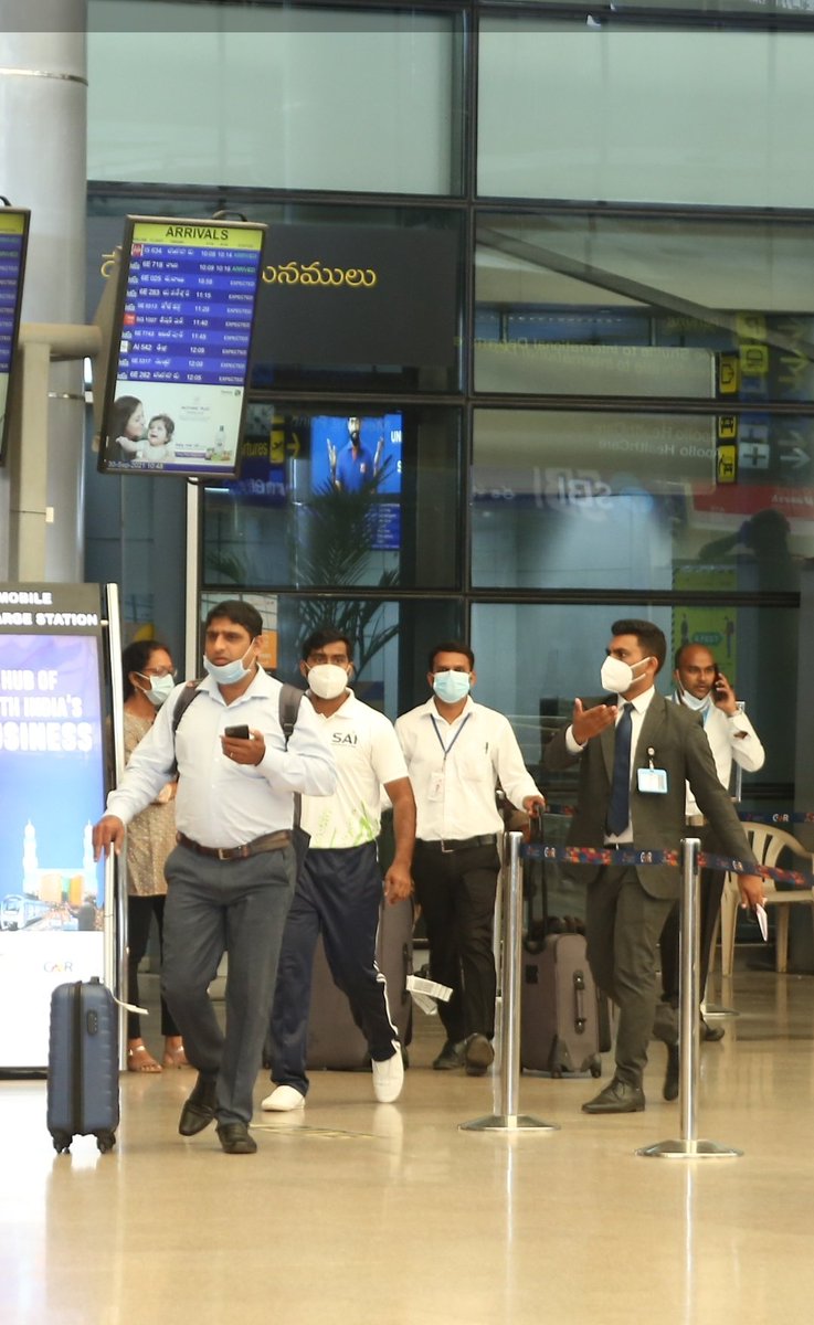DeepakTKD999's tweet photo. A Gully Hyderabadi made to Russia Open (Olympic ranking game) that too first person from 2 Telugu states.

Thank you  @RGIAHyd for deploying welcoming team to receive me &amp; to media as well

This is dedicated to all good Samaritans who helped me in this Journey
@charan_tweetz https://t.co/GuMcv9NCFj