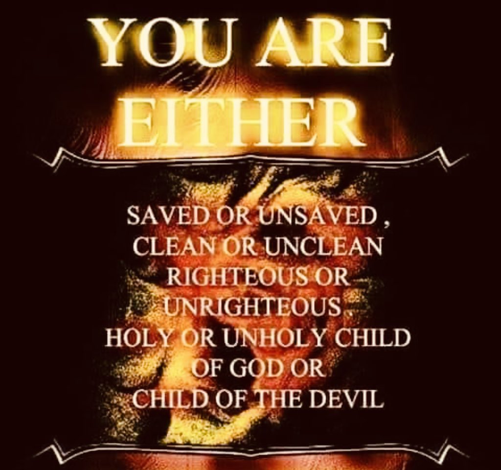 Emmanue37844681's tweet image. 2 Timothy 2:19
“Nevertheless the foundation of God standeth sure, having this seal, The Lord knoweth them that are his. And, Let every one that nameth the name of Christ depart from iniquity.”