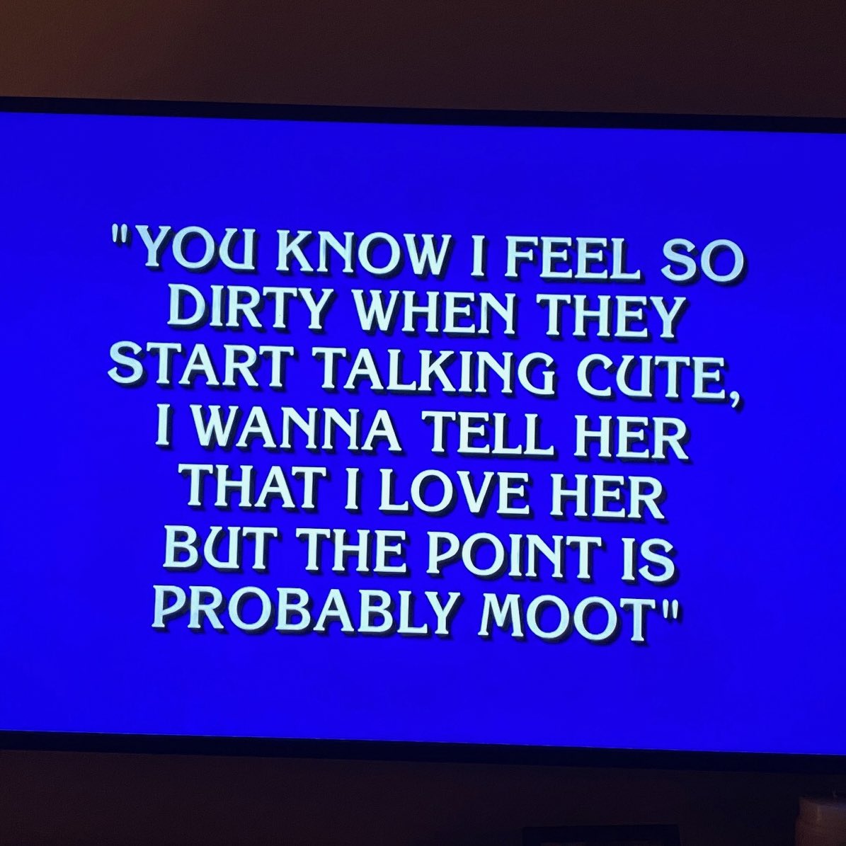 rickspringfield's tweet photo. 😘 @jeopardy 😮 https://t.co/HkQ2voYPjw