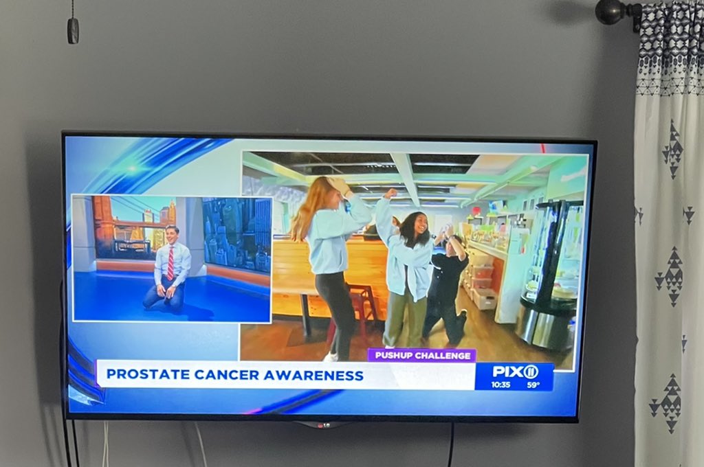 Veronica7808's tweet photo. @DanMannarino yes 👏🏽 👏🏽 34 Push  Ups for Prostate Cancer Awareness Month https://t.co/4gjEptDYsZ