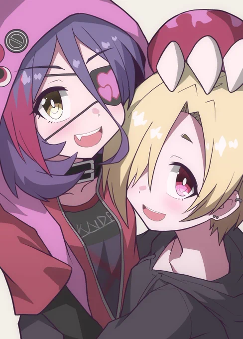 #今月描いた絵を晒す 
今月のうめみれ👻👿 