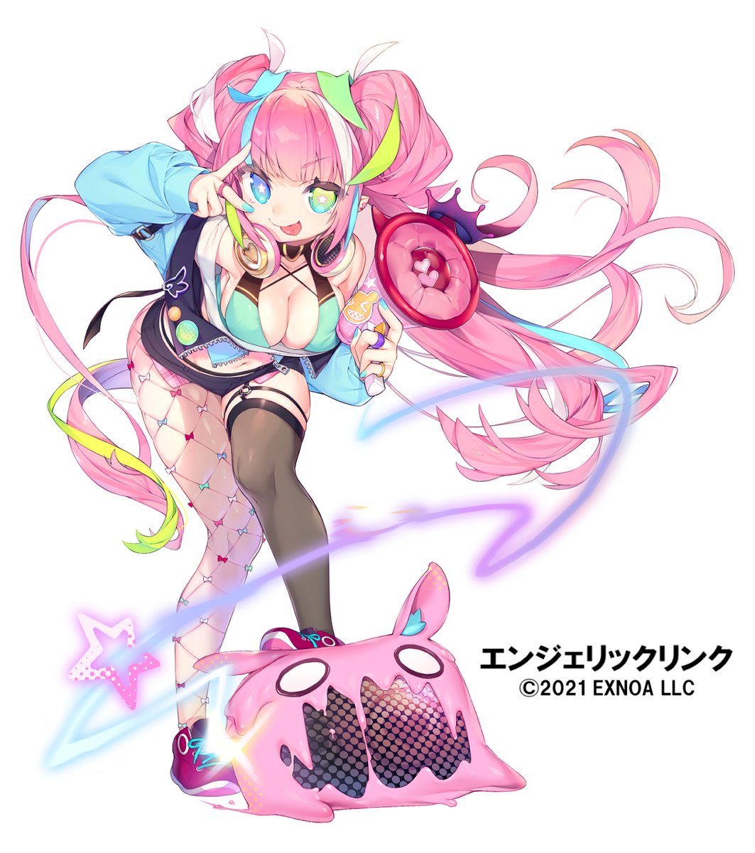 shiroyan3's tweet photo. 【宣伝】「エンジェリックリンク」にて
「ムルムル」のデザインを描かせて頂きました❕❕📢
よろしくおねがいしますー🎤⭐❤🐇
#エンジェリックリンク　#エンクリ
https://t.co/bZkrtQSwcF https://t.co/kEooZ7q8QB