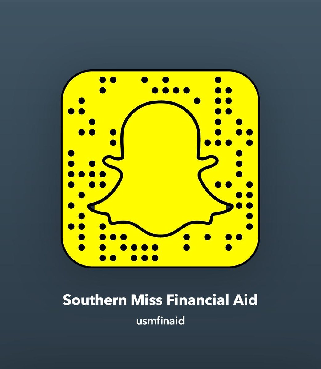 The Office of Financial Aid is finally getting with the times. Follow us on Tiktok and Snapchat!