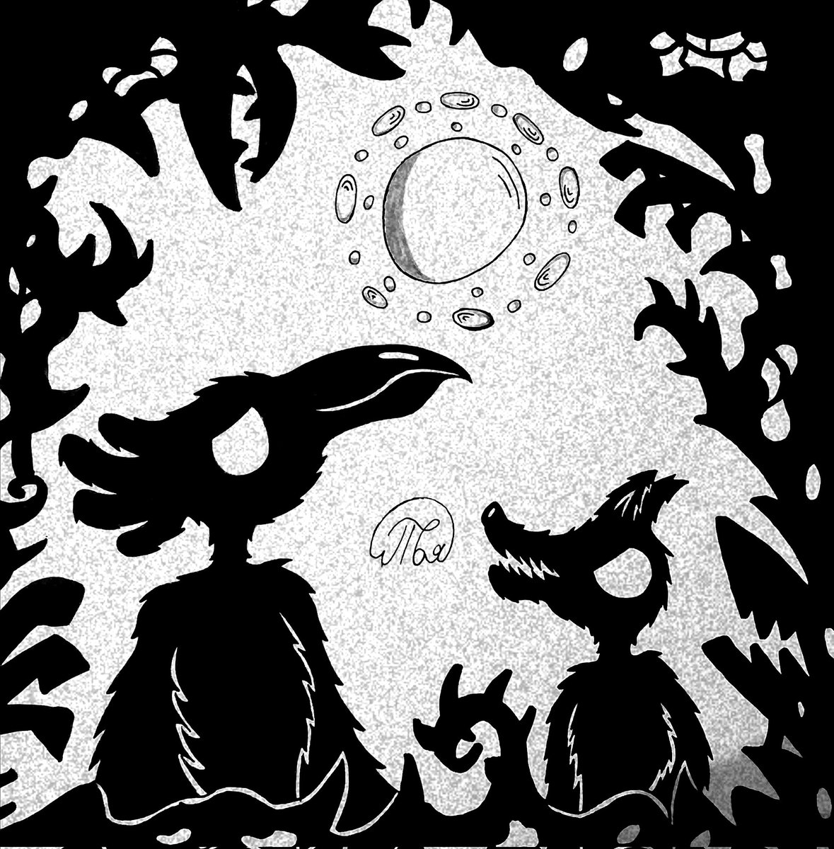 viktortronevsky's tweet photo. ~Evil Grows~
#CrowmanAndWolfboy #WitherStudio #IMMURE #art #fanart https://t.co/UCp87K8ZNo