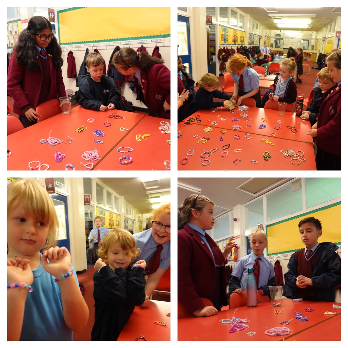HC_Scotland's tweet photo. Well done to Ava C, Emily, Isla, Lily, Martha, Sophia and Zara in #HamiltonJ6, who have so far raised over £50, making and selling bracelets.  Proceeds will be donated to Eric, the child our #HamiltonJuniorSchool sponsor with #CompassionUK. 
 
 #HamiltonCompassion, #HamiltonGrace https://t.co/FDdIm7zDgQ