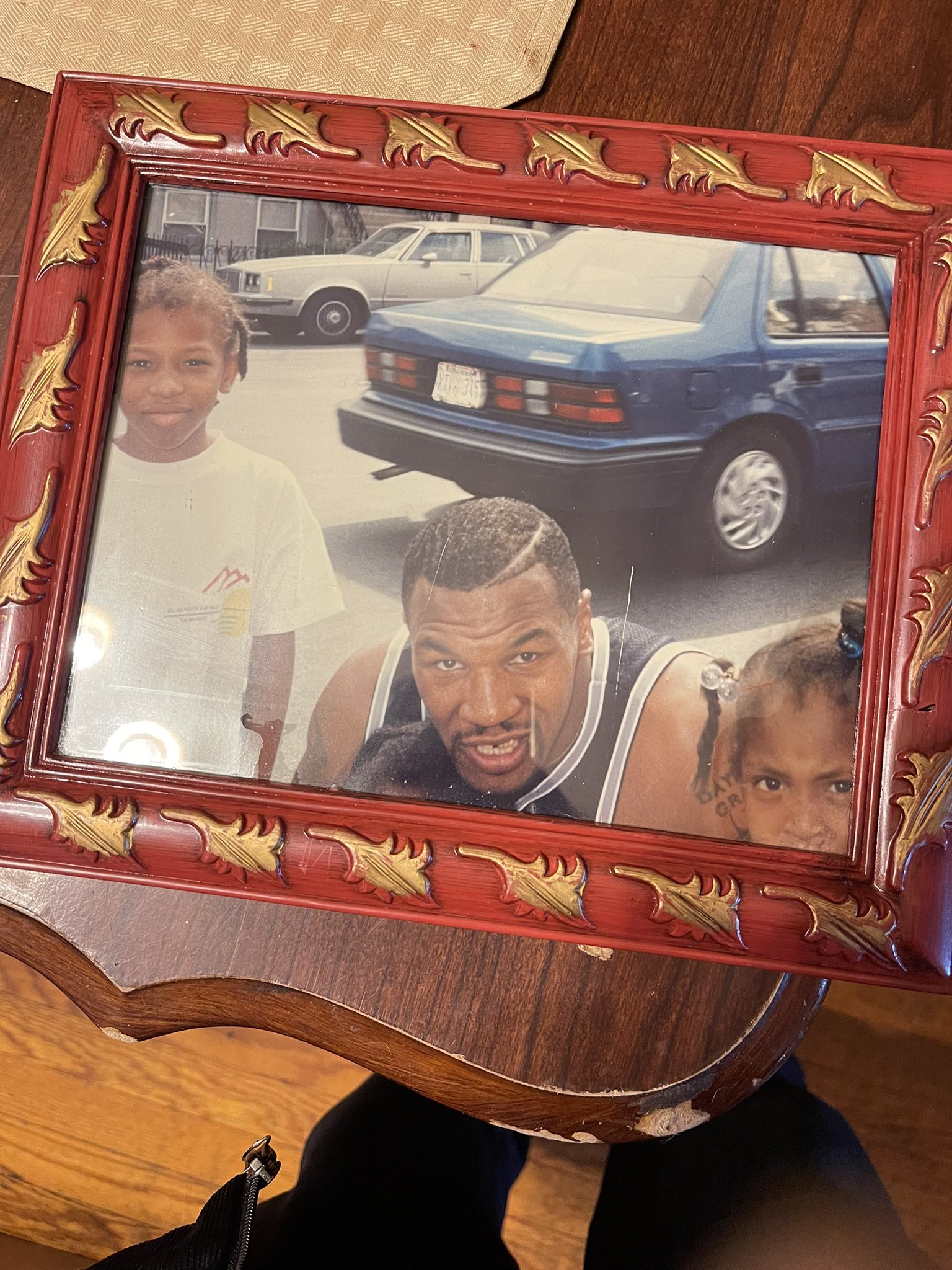 Me, Mike Tyson, my niece and lil bro (he was so lil that cam cut him out) #classic throwback Thursday #dbdmuzik https://t.co/kVp6JqKJyC