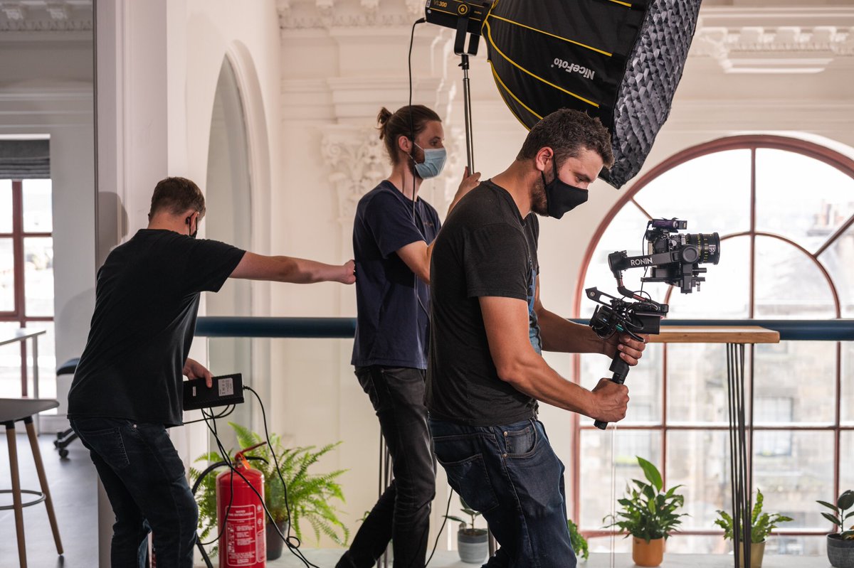 lostclockfilms's tweet photo. Some #BTS snaps from the incomparable @therealsifoto from a job with @s1jobs and @BrightSignals, featuring the equally incomparable @DBonnarFilms as DP.
Graham ALMOST looks like he knows what he’s doing here
#filmproduction #filmmaking #lostclock #videoproduction #glasgow https://t.co/IZOmi1xGa0