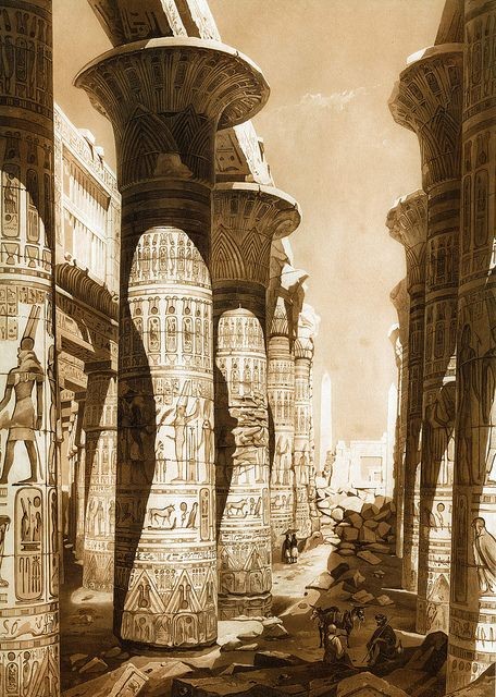 samiaelsaid's tweet photo. Hypostyle Hall Of Pillars At Karnak Temples Complex 1841. French Artist: Hector Horeau (1801_1872) #Luxor 
#Art
#MASRZAMAN 
#Egypt 
#ThrowbackThursday
Source: https://t.co/fjYUITkdZF https://t.co/XdgJZA5544