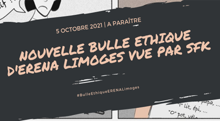 ERENALimoges's tweet photo. 🔴🟠🟢Rendez-vous le 5 octobre pour découvrir la nouvelle #BulleEthiqueERENALimoges vue par #SFKlab 🧐 #ERENALimoges #ERENA
@ARS_NAquit @VilleLimoges87 @Departement19 @Departement_23 @NvelleAquitaine @FHF_N_Aquitaine https://t.co/ZLpFG25ZH7 https://t.co/DwdBl2fLuR