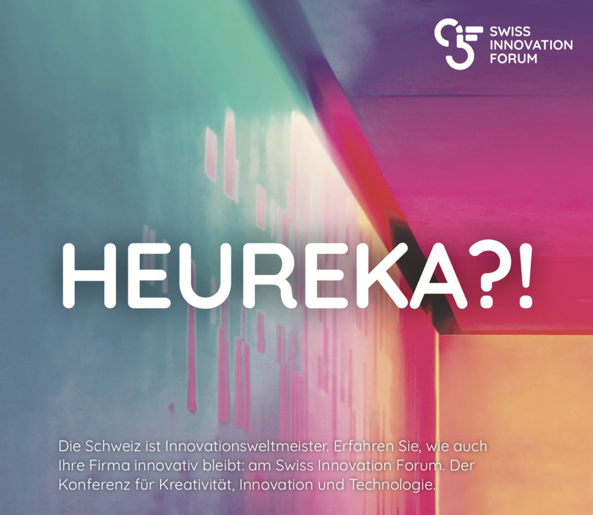 Nomen est omen: Für das diesjährige Swiss #Innovation Forum #SIF21 wählen wir bewusst kein übergeordnetes Motto. Der Name der Veranstaltung ist Programm genug🔥

Lernen Sie Gleichgesinnte kennen &amp; lassen Sie sich beim #Networking beflügeln. 

Check it out: swiss-innovation.com