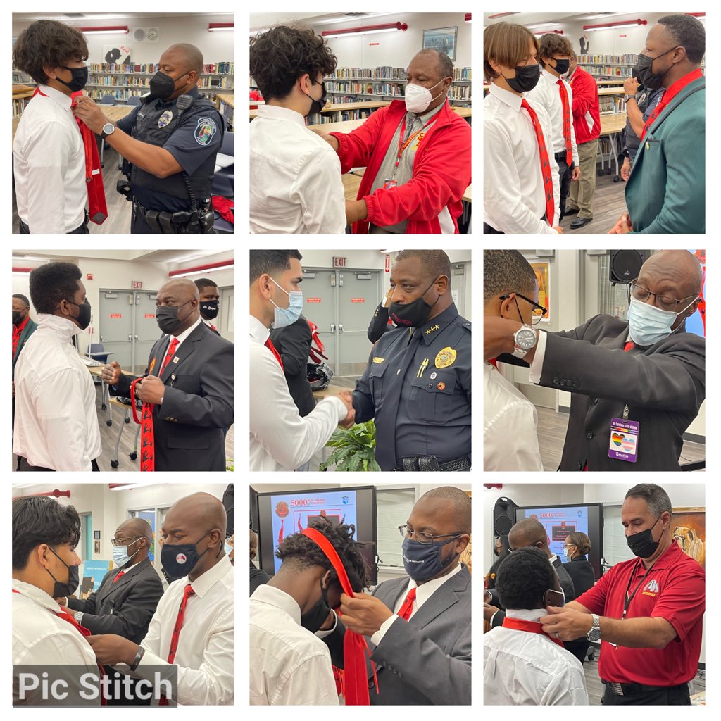 BCPSDirector's tweet photo. So proud of our 20 new @5000RoleBCPS inductees. Much 🥰 to @ABurgessEdu, District @MTLBCPS1, @debbi_hixon  @ahickman1911 @dwatkins1 &amp; Community members that came out to support our sons. My heart is so full. Yes! We Can! We are…#SOUTHBROWARD!❤️💛 @BCPSStudentServ @SBHSClass_2022 https://t.co/vSJT8f9fUR
