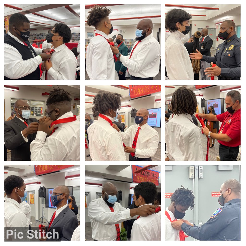 BCPSDirector's tweet photo. So proud of our 20 new @5000RoleBCPS inductees. Much 🥰 to @ABurgessEdu, District @MTLBCPS1, @debbi_hixon  @ahickman1911 @dwatkins1 &amp; Community members that came out to support our sons. My heart is so full. Yes! We Can! We are…#SOUTHBROWARD!❤️💛 @BCPSStudentServ @SBHSClass_2022 https://t.co/vSJT8f9fUR