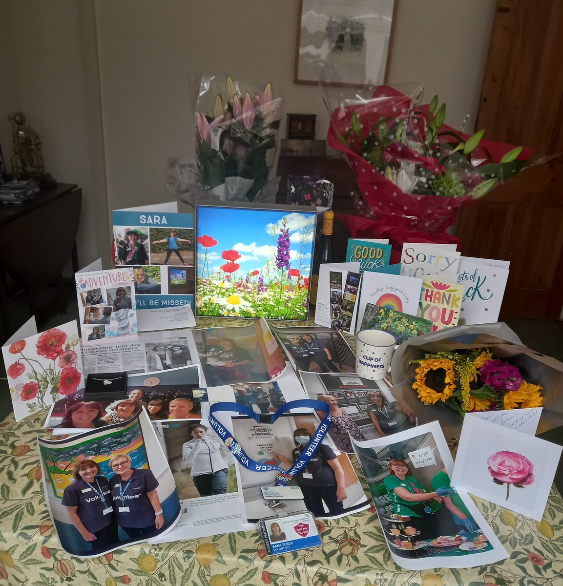 Sara Turle π (@saraturle) on Twitter photo Hugest thank you <a href="/BHRUT_NHS/">BHRUT NHS π₯</a> <a href="/AntWeb7/">Antoinette Webber</a> <a href="/PTEXPBHR/">Patient Experience & Voluntary Services at BHRUT</a> <a href="/HolmesAlix/">Alix Holmes</a> @vickymilesgale <a href="/HalfordKathryn/">Kathryn Halford OBE, RN, RSCN π</a> and all, for the most precious of send offs as I retired today. Feeling very loved and grateful. What a journey, what a partnership. Special people. β€β€β€ #PatientPartnership Hugest thank you <a href="/BHRUT_NHS/">BHRUT NHS π₯</a> <a href="/AntWeb7/">Antoinette Webber</a> <a href="/PTEXPBHR/">Patient Experience & Voluntary Services at BHRUT</a> <a href="/HolmesAlix/">Alix Holmes</a> @vickymilesgale <a href="/HalfordKathryn/">Kathryn Halford OBE, RN, RSCN π</a> and all, for the most precious of send offs as I retired today. Feeling very loved and grateful. What a journey, what a partnership. Special people. β€β€β€ #PatientPartnership