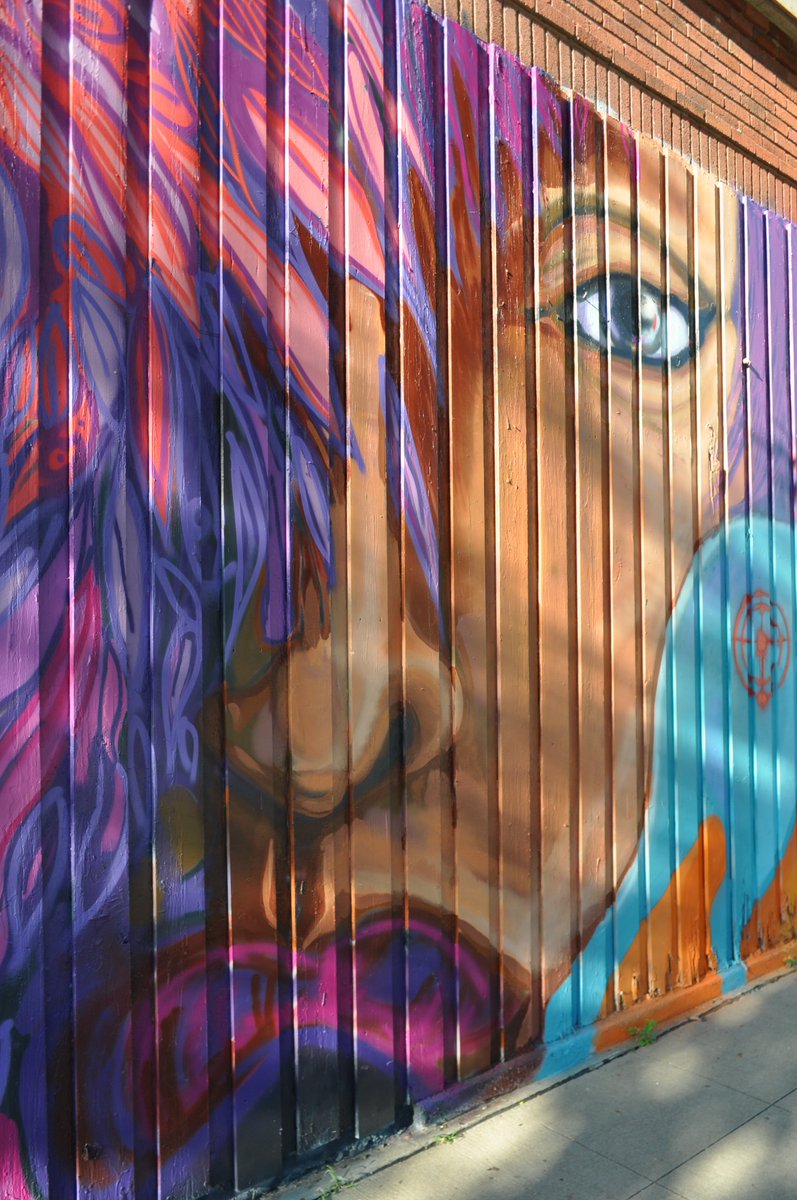 CLEPublicArt's tweet photo. Your "Friday Eve" #ClevelandWalls featured (local) artist is @starbeingart (Isaiah Williams). His wall is at 7113 Euclid Avenue. #murals #publicart #streetart #midtownCLE #powwowworldwide #ThisIsCLE #texture #localtalent https://t.co/0aX6zPYbgn