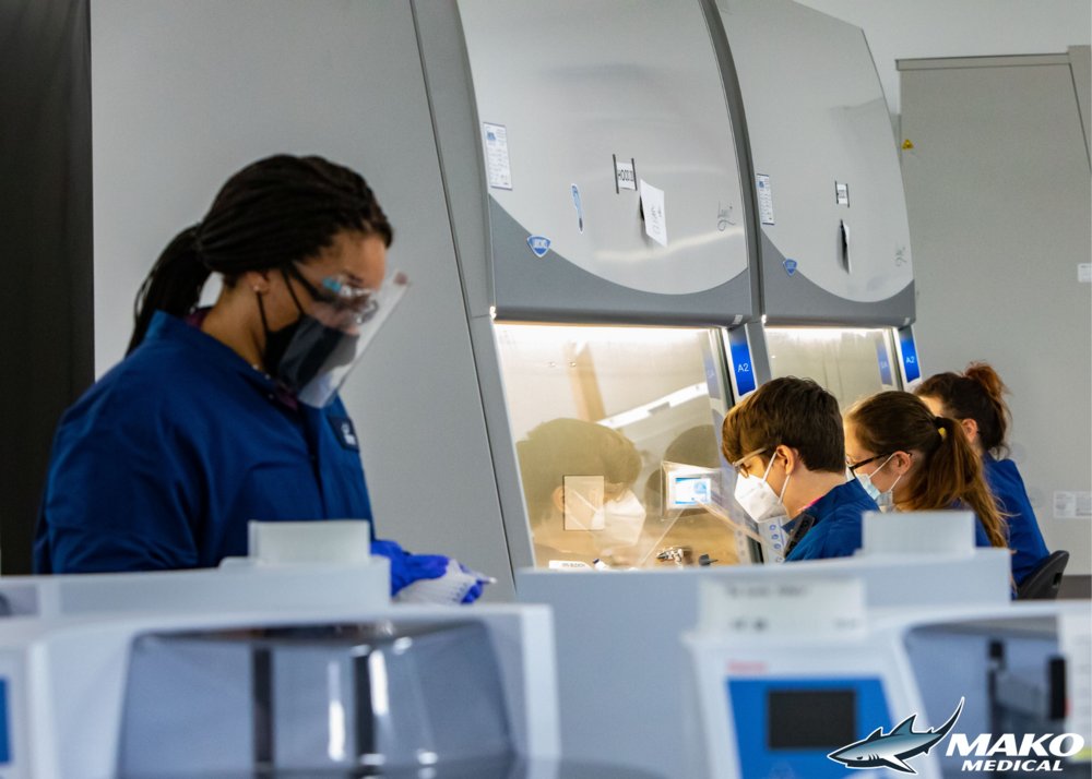 makomedical's tweet photo. Since the beginning of the pandemic, MAKO Medical has processed more than 9 million COVID-19 tests. Our team has worked hard to ensure an average turnaround time of less than 48 hours for our patients and providers. https://t.co/xHyXowNiJX https://t.co/JJSKqFSRbt